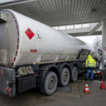 
              Diesel and other fuel is delivered to a gas station in Frankfurt, Germany, Friday, Jan. 27, 2023. A European ban on imports of diesel fuel and other products made from crude oil in Russian refineries takes effect Feb. 5. The goal is to stop feeding Russia's war chest, but it's not so simple. Diesel prices have already jumped since the war started on Feb. 24, and they could rise again. (AP Photo/Michael Probst)
            