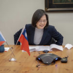 
              In this photo released by the Taiwan Presidential Office, Taiwan's President Tsai Ing-wen speaks by phone with the Czech Republic's President elect Petr Pavel in Taipei, Taiwan, Monday, Jan. 30, 2023. China on Tuesday, Jan. 31, 2023, accused Czech President-elect Petr Pavel of challenging its hard line on national sovereignty by affirming ties with self-ruled Taiwan in a phone with the island’s leader. (Taiwan Presidential Office via AP)
            