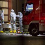 
              Substances found during the search are examined on the premises of the fire department in Castrop-Rauxel, Sunday, Jan.8, 2023. In Castrop-Rauxel, there was a large-scale operation by the police and fire department on Saturday evening. A special task force (SEK) was also on the scene, a police spokeswoman told the German Press Agency on Saturday evening. (Christoph Reichwein/dpa via AP)
            