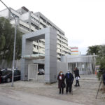 
              External view of the private clinic where Mafia boss Matteo Messina Denaro was arrested in Palermo, Sicily, Italy, Monday, Jan. 16, 2023, Italy's No. 1 fugitive was arrested at a private clinic in the Sicilian town, after 30 years on the run. He is set to be imprisoned for the two bombings in Sicily in 1992 that murdered top anti-Mafia prosecutors, Giovanni Falcone and Paolo Borsellino, and other grisly crimes. (Alberto Lo Bianco/LaPresse via AP)
            