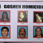 
              The victims of a shooting in Goshen, Calif., are displayed during a news conference, Tuesday, Jan. 17, 2023, in Visalia, Calif. (Ron Holman/The Times-Delta via AP)
            