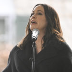 
              Alanis Morissette sings during a memorial service for Lisa Marie Presley Sunday, Jan. 22, 2023, in Memphis, Tenn. She died Jan. 12 after being hospitalized for a medical emergency and was buried on the property next to her son Benjamin Keough, and near her father Elvis Presley and his two parents. (AP Photo/John Amis)
            