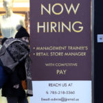 
              A hiring sign is displayed at a retail store in Chicago, Thursday, Jan. 5, 2023. (AP Photo/Nam Y. Huh)
            