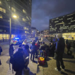 
              Emergency personnel arrive outside of a metro station near EU headquarters in Brussels, Monday, Jan. 30, 2023. News reports on Monday said that one man was injured in a knife incident around the European Union's headquarters in Brussels before one suspect was detained. (Jack Parrock via AP)
            