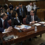 
              Prosecuting and Defense attorneys wait during the sentencing of the Trump Organization at Manhattan Criminal Court on Friday, Jan. 13, 2023, in New York. (Adam Gray/DailyMail via AP, Pool)
            