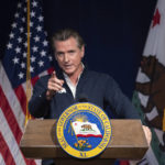 
              California Gov. Gavin Newsom delivers his budget proposal in Sacramento, Calif., Tuesday, Jan. 10, 2023. California faces a projected budget deficit of $22.5 billion for the coming fiscal year, Newsom announced Tuesday, just days into his second term. It’s a sharp turnaround from last year’s $98 billion surplus. (AP Photo/José Luis Villegas)
            