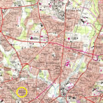 Detail of 1965 USGS map shows location of both Takoma Park, Maryland and Mount Rainier, Maryland. (USGS Archives)