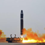 
              FILE - This photo provided by the North Korean government, shows what it says a test launch of a Hwasong-15 intercontinental ballistic missile at Pyongyang International Airport in Pyongyang, North Korea, Feb. 18, 2023. Independent journalists were not given access to cover the event depicted in this image distributed by the North Korean government. The content of this image is as provided and cannot be independently verified. Korean language watermark on image as provided by source reads: "KCNA" which is the abbreviation for Korean Central News Agency. (Korean Central News Agency/Korea News Service via AP, File)
            