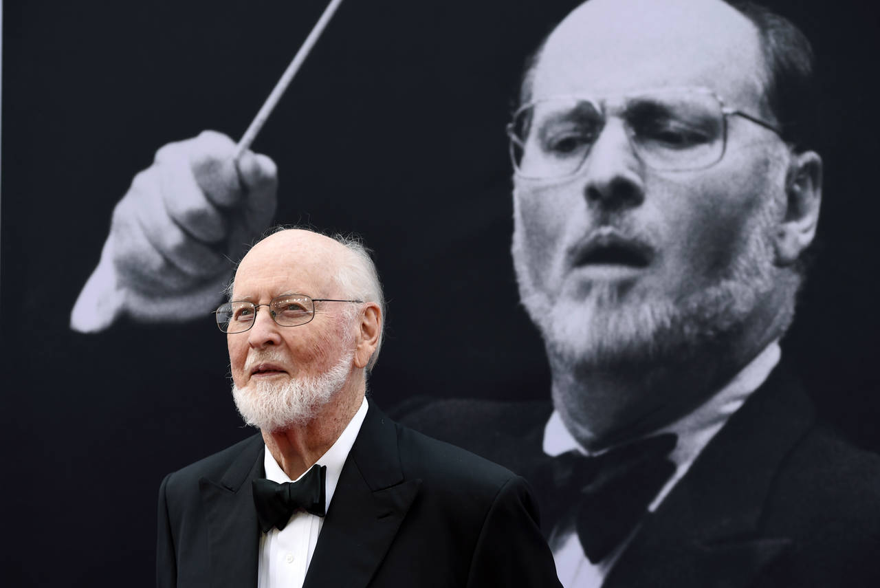 FILE - Composer John Williams poses on the red carpet at the 2016 AFI Life Achievement Award Gala T...