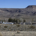 
              Alamo, an unincorporated town in Lincoln County, about 90 miles north of Las Vegas along U.S. Route 93 is shown on Friday, Feb. 10, 2023. The town of Alamo board has requested the Lincoln County Commission to change its ordinance to permit the sale of alcoholic beverages in the town's limits. (Bizuayehu Tesfaye/Las Vegas Review-Journal via AP)
            