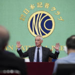 
              U.S. Ambassador to Japan Rahm Emanuel speaks during a news conference at the Japan National Press Club Wednesday, Feb. 15, 2023, in Tokyo. Emanuel said the Chinese balloon's intrusion into U.S airspace was not an isolated incident, but part of a pattern of behavior and actions. (AP Photo/Eugene Hoshiko)
            