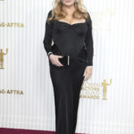 
              Jennifer Coolidge arrives at the 29th annual Screen Actors Guild Awards on Sunday, Feb. 26, 2023, at the Fairmont Century Plaza in Los Angeles. (Photo by Jordan Strauss/Invision/AP)
            