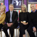 
              FILE - Cast members of the "Murphy Brown" TV series, from left, Candice Bergen, Charles Kimbrough, Faith Ford and Joe Regalbuto, pose for a photo as they are reunited for a segment of the NBC "Today" program in New York, Feb. 27, 2008. Kimbrough, a Tony- and Emmy-nominated actor who played a straight-laced news anchor opposite Candice Bergen on "Murphy Brown," died Jan. 11, 2023, in Culver City, Calif. He was 86. The New York Times first reported his death Sunday, Feb 5. (AP Photo/Richard Drew, File)
            