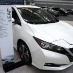 
              FILE - This is a 2020 Nissan Leaf on display at the 2020 Pittsburgh International Auto Show Thursday, Feb.13, 2020 in Pittsburgh.  Nissan is speeding up its shift toward electric vehicles, especially in Europe where emissions regulations are most stringent, the company said Monday, Feb. 27, 2023.(AP Photo/Gene J. Puskar, File)
            