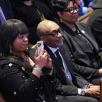 
              Filmmaker Spike Lee attends the funeral service for Tyre Nichols at Mississippi Boulevard Christian Church in Memphis, Tenn., on Wednesday, Feb. 1, 2023.  Nichols died following a brutal beating by Memphis police after a traffic stop.  (Andrew Nelles/The Tennessean via AP, Pool)
            