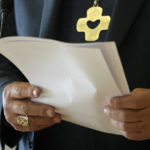 
              The head of the Portuguese Bishops Conference, Bishop Jose Ornelas, reads a document at the start of a news conference to comment on the report released hours earlier by the Independent Committee for the Study of Child Abuse in the Catholic Church, set up by Portuguese bishops, in Lisbon, Monday, Feb. 13, 2023. The Committee says 512 alleged victims have come forward, but their report warned that the true number is likely higher than 4,800. (AP Photo/Armando Franca)
            