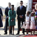 
              First Lady of the United States Jill Biden, arrives in Nairobi, Kenya, Friday, Feb.24, 2023 for a three-day visit to the country (AP Photo/Brian Inganga).
            