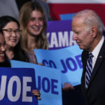 
              President Joe Biden walks off the stage after speaking at the Democratic National Committee winter meeting, Friday, Feb. 3, 2023, in Philadelphia. (AP Photo/Matt Rourke)
            