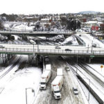 
              The area where Interstate 5 and I-84 meet up is covered in snow on Thrusday, Feb. 23,2023 in Portland, Ore. Portland received nearly a foot of snow Wednesday.  (Dave Killen /The Oregonian via AP)
            