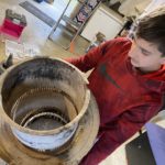 Nathan Veress is restoring the siren in his garage. (Feliks Banel/KIRO Newsradio)