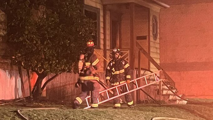 fire at a home