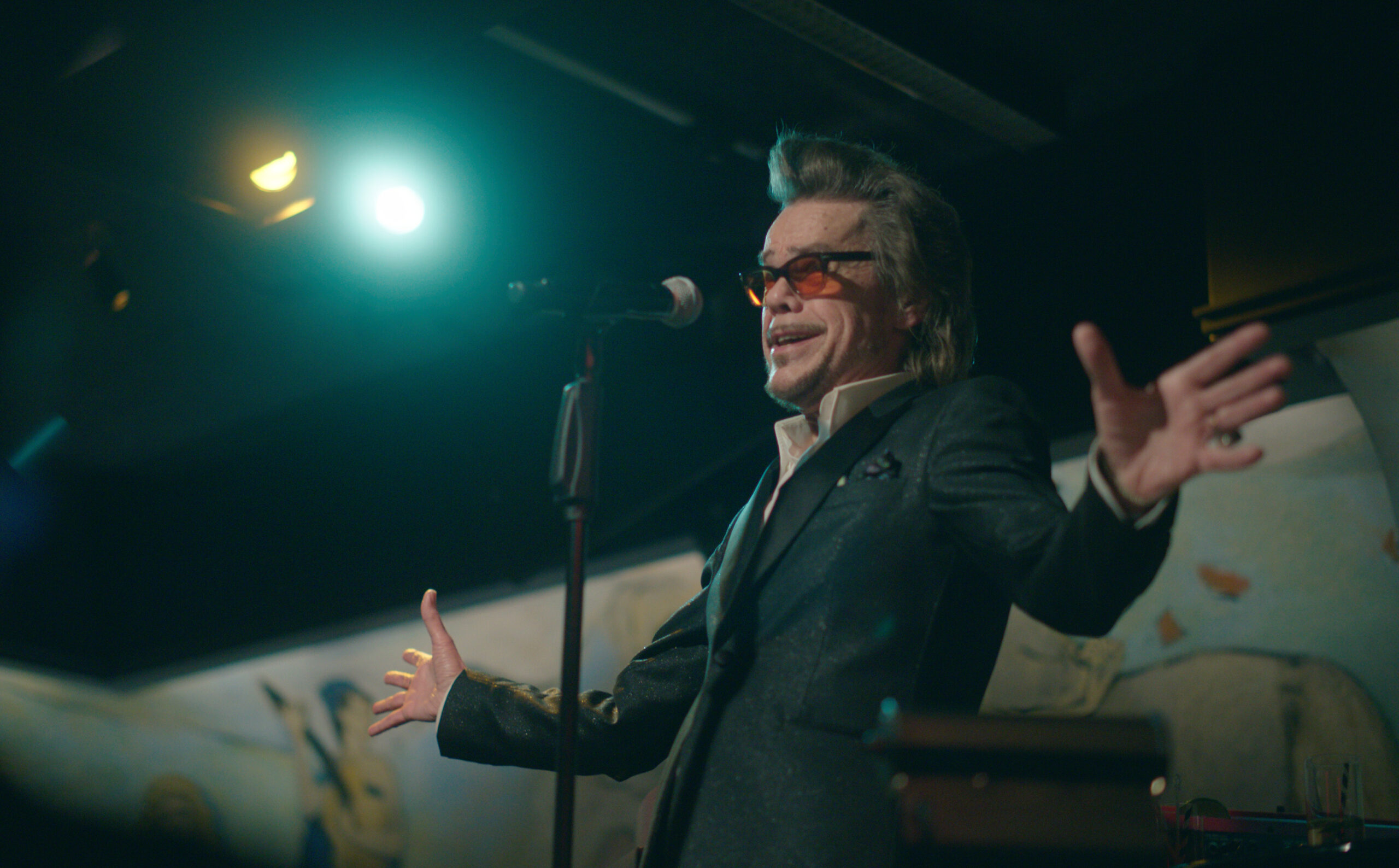 This image released by Showtime shows David Johansen in "Personality Crisis: One Night Only," a doc...