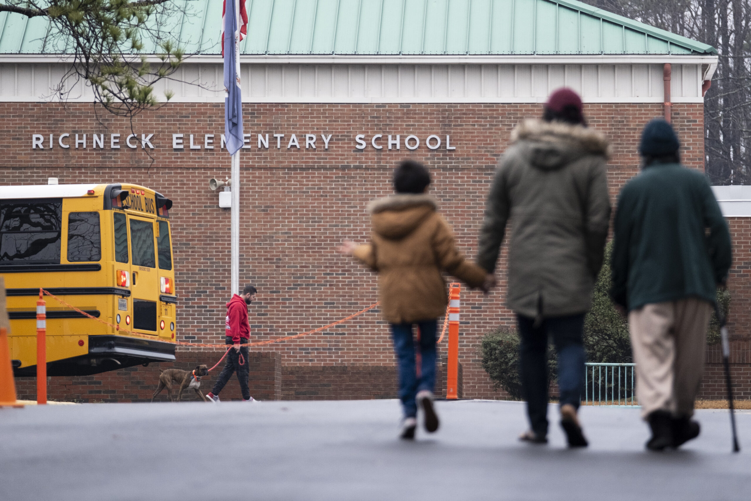 FILE - Students return to Richneck Elementary in Newport News, Va., on Jan. 30, 2023. Four months a...