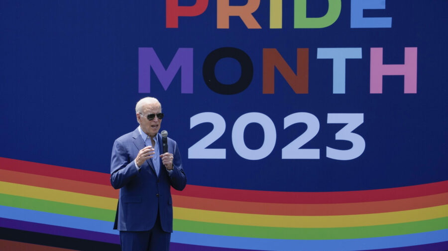 Biden marks LGBTQ+ Pride Month with celebration on White House South