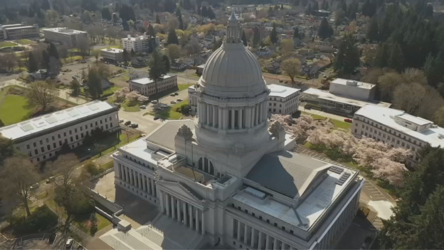 The Washington State Capitol Campus in Olympia....