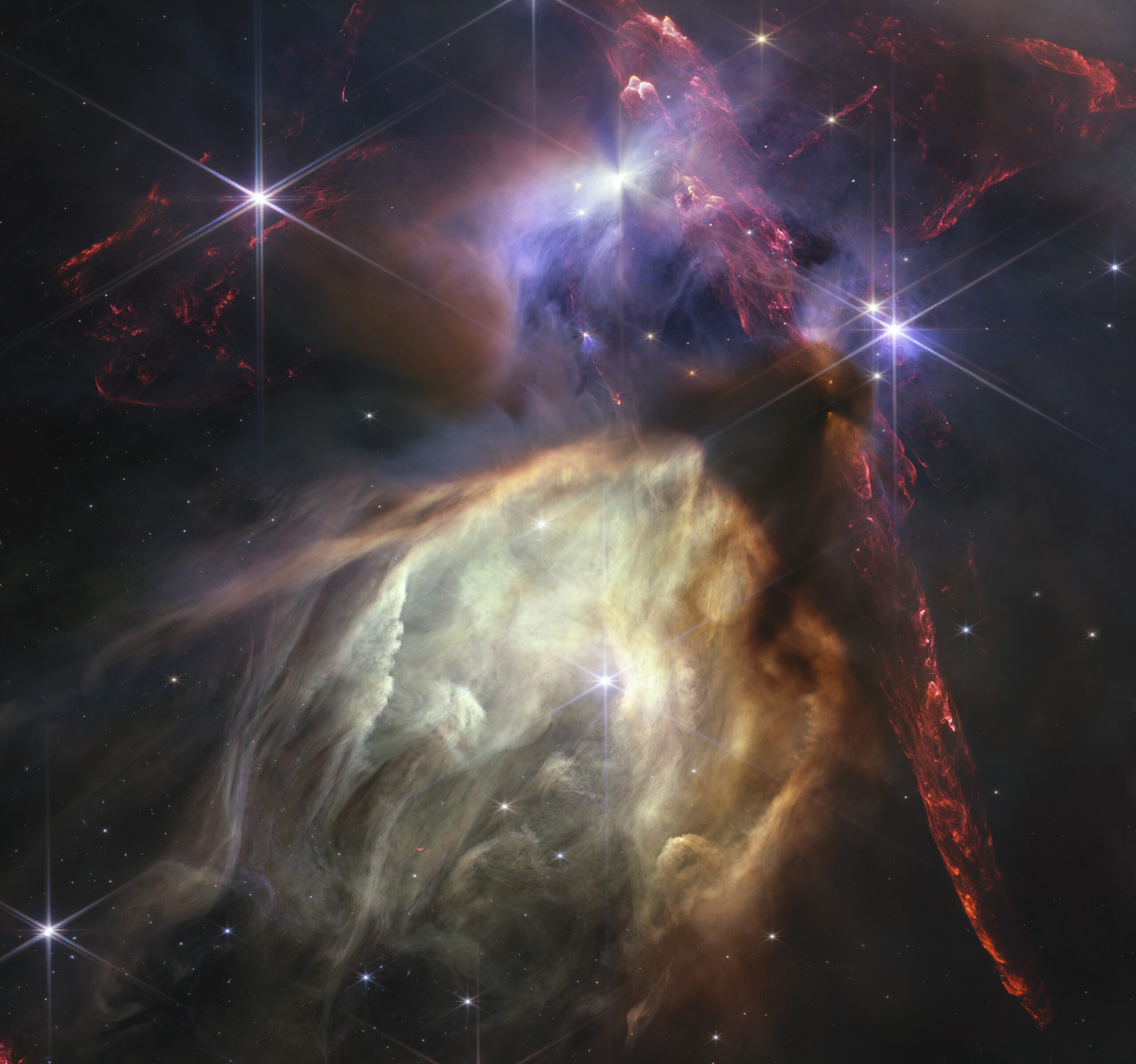 The first anniversary image released Wednesday, July 12, 2023, by Space Telescope Science Institute...