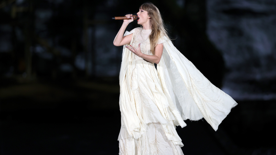 Taylor Swift performs onstage during the Taylor Swift | The Eras Tour at Lumen Field on July 22, 20...