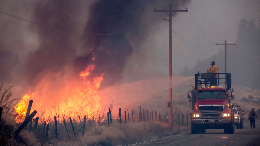 Washington wildfires...