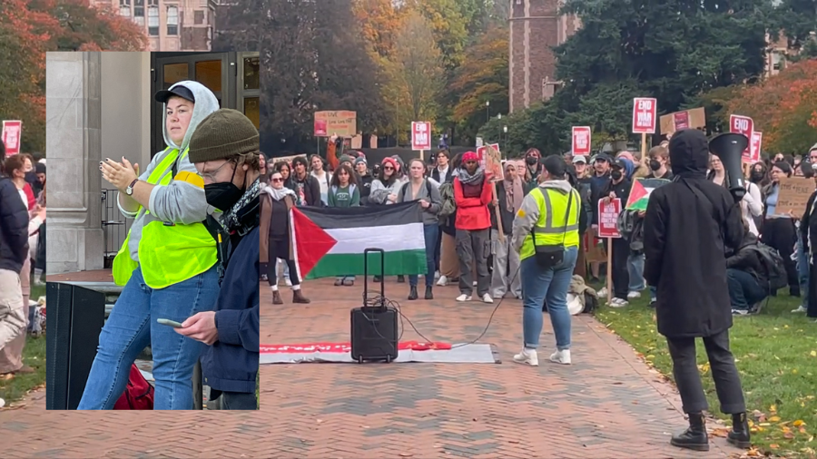 UW Israel protest...