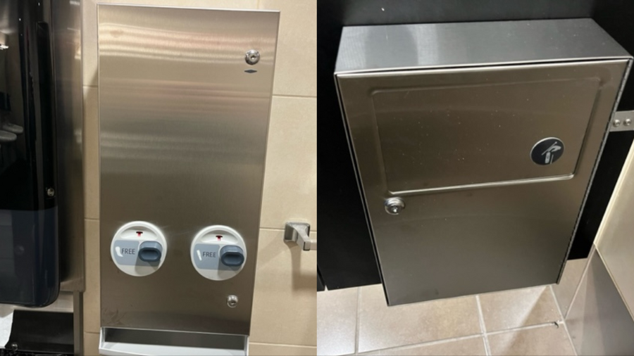 Tampon dispenser installed in CT high school boys' room ripped off the wall  20 minutes after installation, Law Enforcement Today