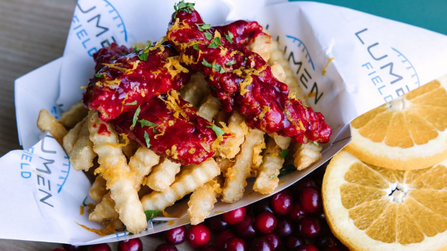 Image: Big Walt's Cranberry Orange Glazed Tenders will be available at the Thanksgiving Day game on Nov. 23, 2023 at Seattle's Lumen Field.
