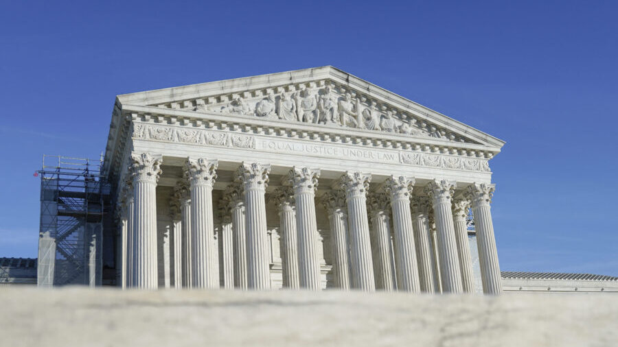 The U.S Supreme Court is photographed on Friday, Jan. 5, 2024, in Washington. The Supreme Court is ...