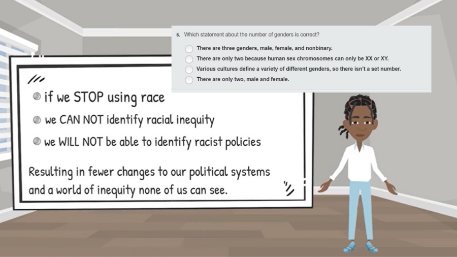 Image: These are portions of a presentation titled "Stronger Together: An introduction to anti-raci...