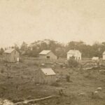 A circa 1870 image of Unity, the town near Cape Disappointment in Southwest Washington that became Ilwaco in 1876. (Photo courtesy of Columbia Pacific Heritage Museum)