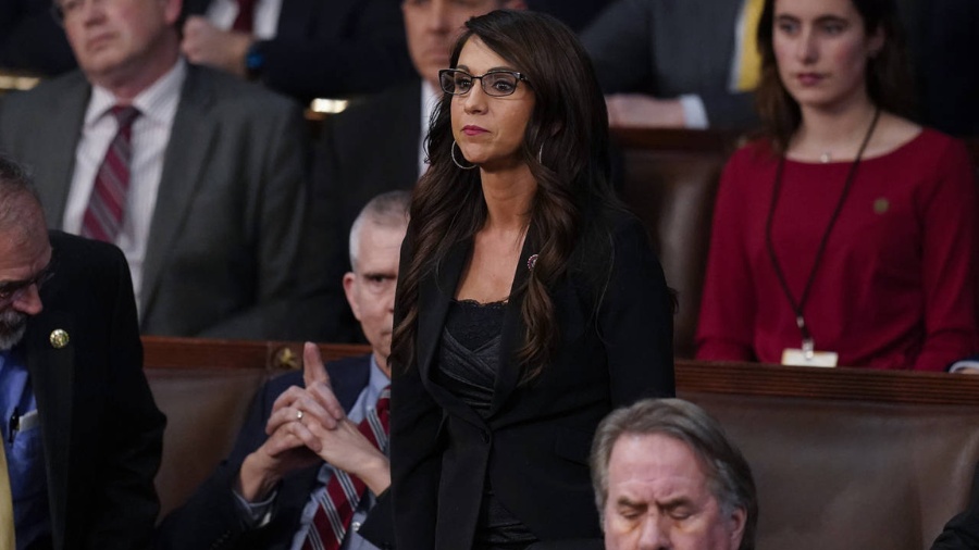 Image: Rep. Lauren Boebert, R-Colorado, is seen on Capitol Hill on Jan. 6, 2023. (Photo: Alex Brand...