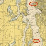 Image: A vintage 1948 nautical chart shows the location of West Point and Point Robinson, places called out in NOAA Weather Radio's 