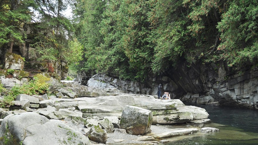 Image: The Eagle Falls swimming hole on South Fork Skykomish River is seen in October 2017....