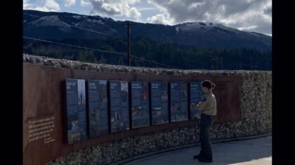 Image: KIRO Newsradio was in Oso on the 10th anniversary of the landslide that killed 43 people on Friday, March 22, 2024. The SR 530 Slide Memorial was dedicated after a years-long effort to complete it.
