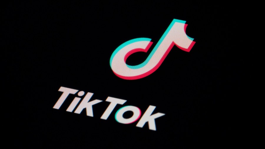 Image: The icon for the video sharing TikTok app is seen on a smartphone, Feb. 28, 2023, in Marple ...