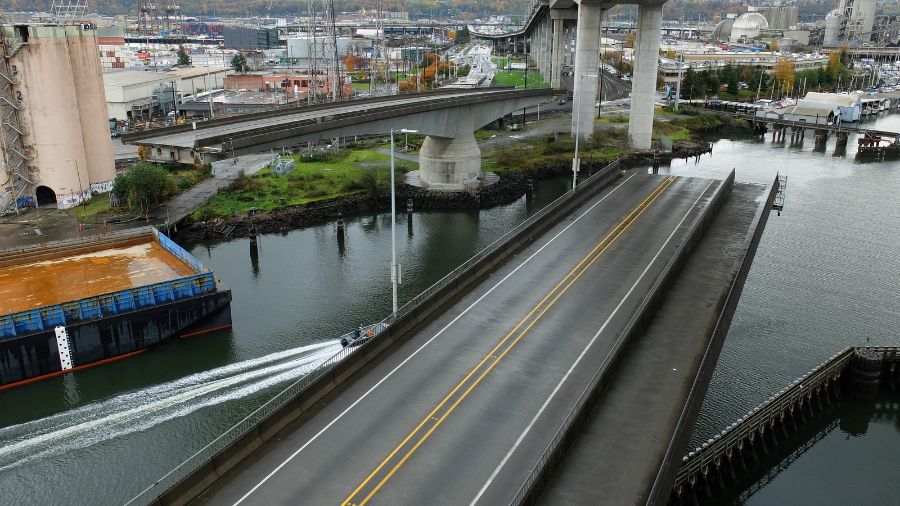 Lower Spokane Street Bridge...