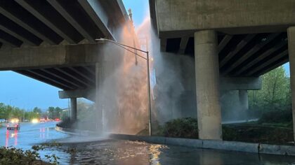 highway 99 pipe burst