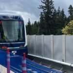Sound Transit tested train service on the 2 Line between southern Bellevue and Microsoft for several months ahead of its opening at the end of April 2024.