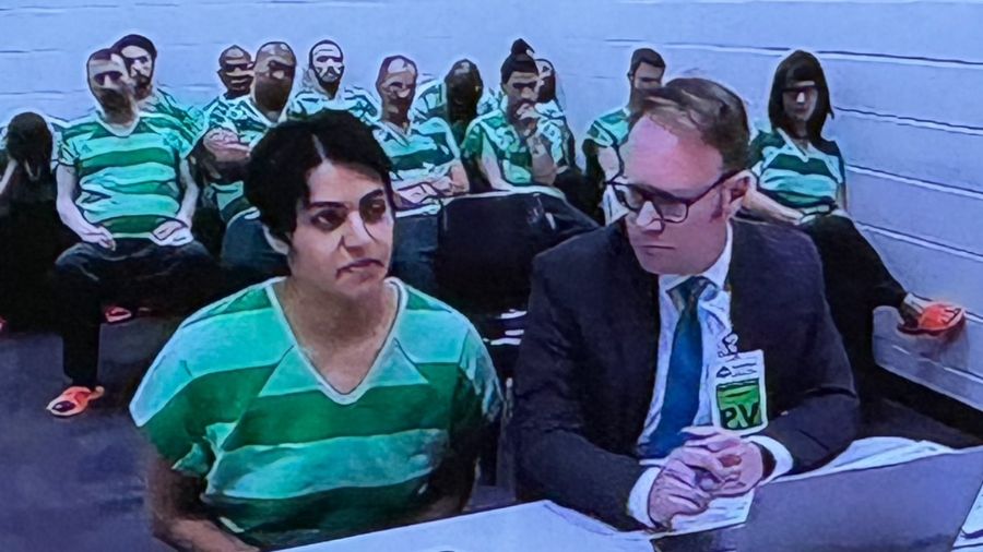 Photo: Janet Garcia appeared via video link from the Snohomish County Jail. She is accused of killi...
