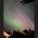 Image: The northern lights can be seen in Seattle's Ballard neighborhood on Saturday, May 11, 2024. 