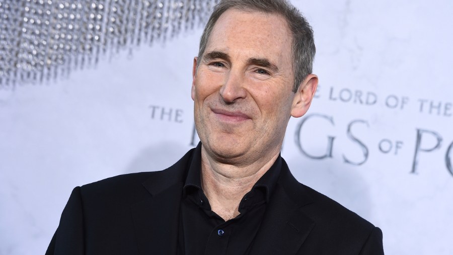 Image: Andy Jassy, Amazon president and CEO, attends an event on Aug. 15, 2022, in Culver City, Cal...