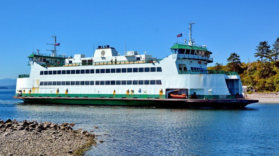 Photo: MV Salish with Washington State Ferries....